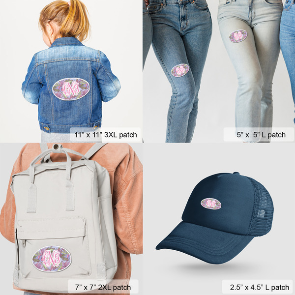 Orchids Custom Shape Iron On Patches - LIFESTYLE