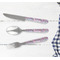 Orchids Cutlery Set - w/ PLATE
