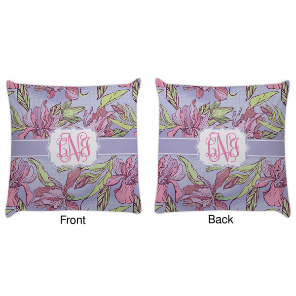 Orchids Decorative Pillow Case - Approval