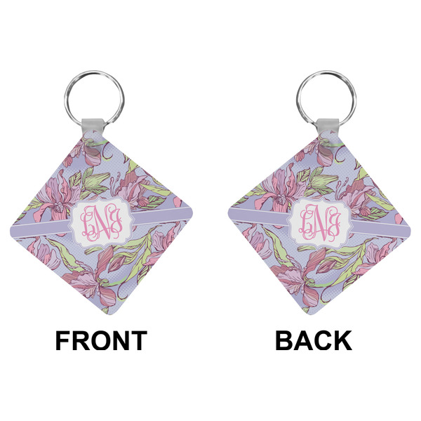 Orchids Diamond Keychain (Front + Back)