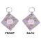 Orchids Diamond Keychain (Front + Back)