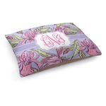 Orchids Dog Bed - Medium w/ Monogram