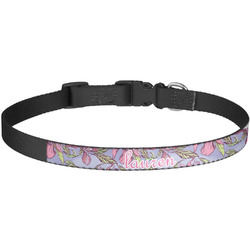 Orchids Dog Collar - Large (Personalized)