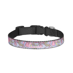 Orchids Dog Collar - Small (Personalized)