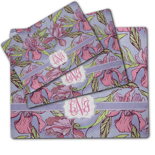 Orchids Dog Food Mat - MAIN (sm, med, lrg)