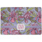Orchids Dog Food Mat w/ Monogram