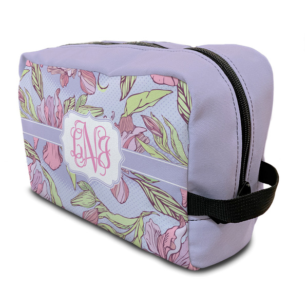Custom Orchids Toiletry Bag / Dopp Kit (Personalized)