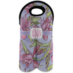 Orchids Wine Tote Bag (2 Bottles) (Personalized)