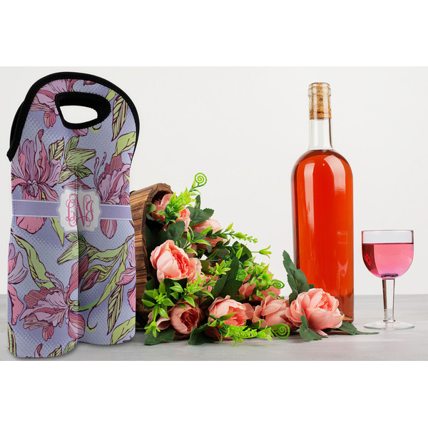 Orchids Double Wine Tote - LIFESTYLE (new)