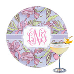 Orchids Printed Drink Topper - 3.25" (Personalized)