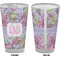 Orchids Pint Glass - Full Color - Front & Back Views