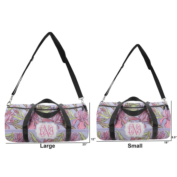 Orchids Duffle Bag Small and Large