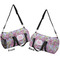 Orchids Duffle bag large front and back sides