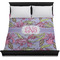 Orchids Duvet Cover - Queen - On Bed - No Prop