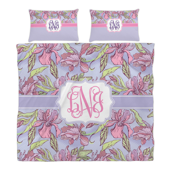 Orchids Duvet Cover Set - King - Alt Approval