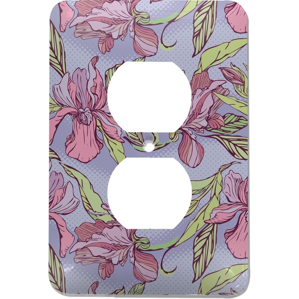 Custom Orchids Electric Outlet Plate