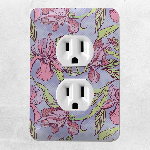 Orchids Electric Outlet Plate - LIFESTYLE