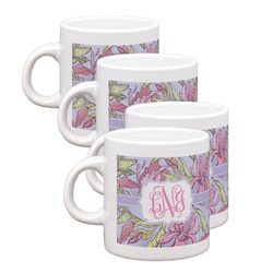 Orchids Single Shot Espresso Cups - Set of 4 (Personalized)