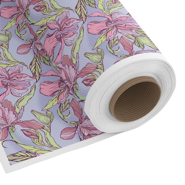 Custom Orchids Fabric by the Yard - Spun Polyester Poplin