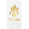 Orchids Guest Napkins - Foil Stamped (Personalized)