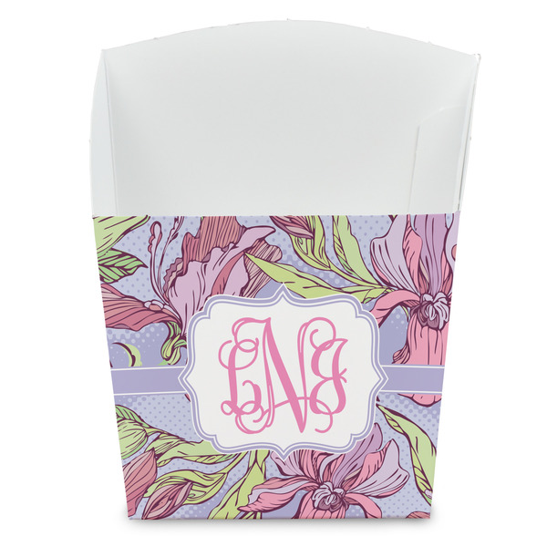 Custom Orchids French Fry Favor Boxes (Personalized)