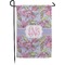 Orchids Small Garden Flag - Double Sided w/ Monograms