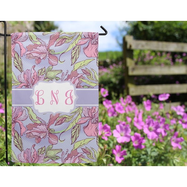 Orchids Garden Flag - Outside In Flowers