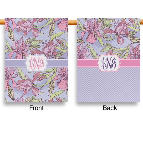 Orchids Garden Flags - Large - Double Sided - APPROVAL