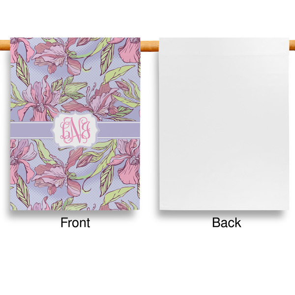 Orchids Garden Flags - Large - Single Sided - APPROVAL