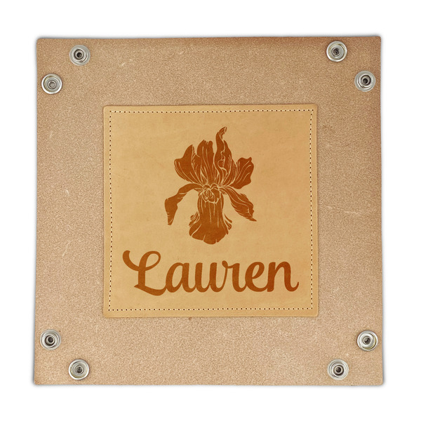 Orchids Genuine Leather Valet Trays - FRONT