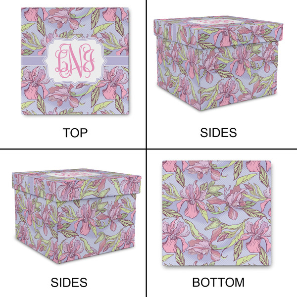 Orchids Gift Boxes with Lid - Canvas Wrapped - Large - Approval