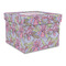 Orchids Gift Boxes with Lid - Canvas Wrapped - Large - Front/Main