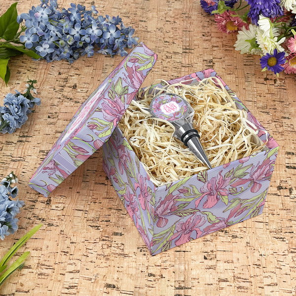 Orchids Gift Boxes with Lid - Canvas Wrapped - Medium - In Context