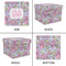 Orchids Gift Boxes with Lid - Canvas Wrapped - Small - Approval