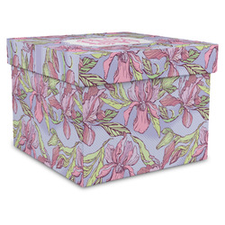 Orchids Gift Box with Lid - Canvas Wrapped - XX-Large (Personalized)