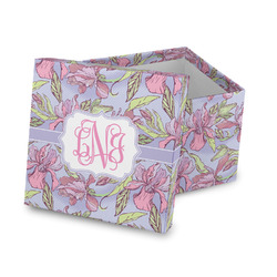 Orchids Gift Box with Lid - Canvas Wrapped (Personalized)