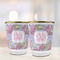 Orchids Glass Shot Glass - with gold rim - LIFESTYLE