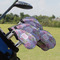 Orchids Golf Club Cover - Set of 9 - On Clubs