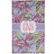 Orchids Golf Towel - Poly-Cotton Blend - Small w/ Monograms