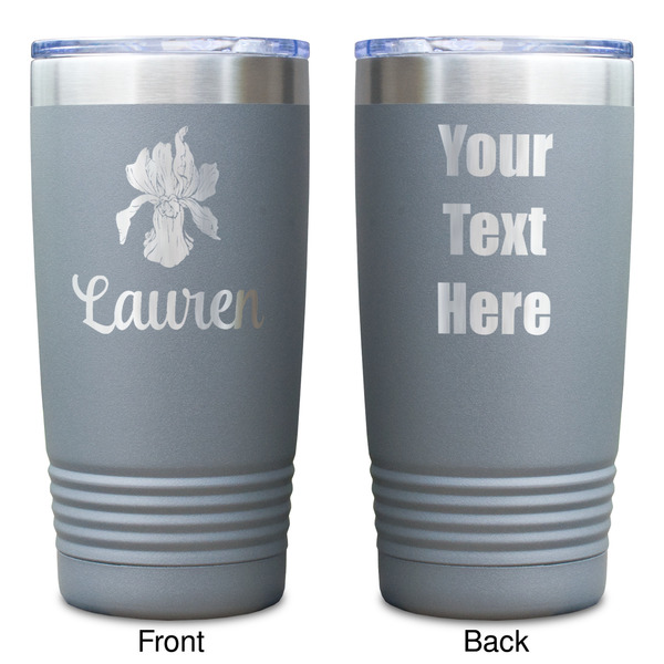 Orchids Gray Polar Camel Tumbler - 20oz - Double Sided - Approval