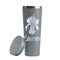 Orchids Grey RTIC Everyday Tumbler - 28 oz. - Lid Off