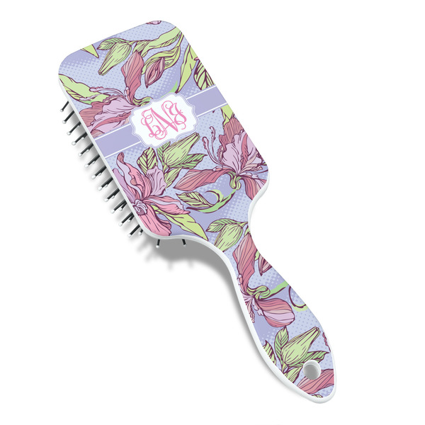Orchids Hair Brush - Angle View