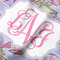 Orchids Hooded Baby Towel- Detail Close Up