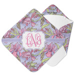 Orchids Hooded Baby Towel (Personalized)