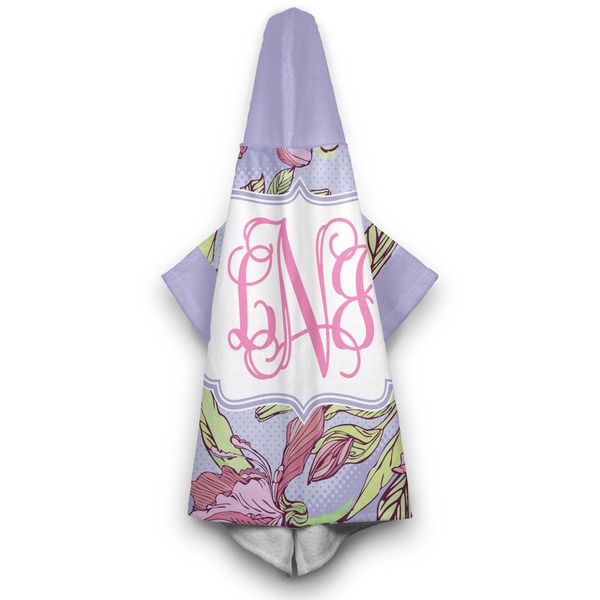 Orchids Hooded Towel - Hanging