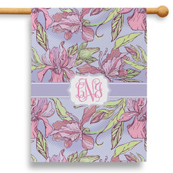 Orchids 28" House Flag - Double Sided (Personalized)