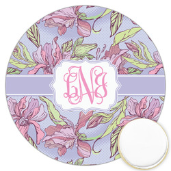 Orchids Printed Cookie Topper - 3.25" (Personalized)
