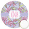 Orchids Icing Circle - Large - Front