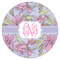 Orchids Icing Circle - Large - Single