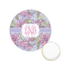 Orchids Printed Cookie Topper - 1.25" (Personalized)